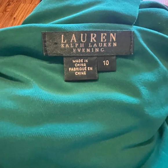 Lauren Ralph Lauren Teal Maxi Dress - Picture 6 of 8